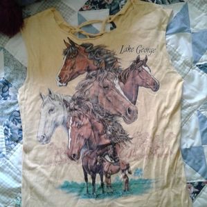 Vintage Lake George t's shirt